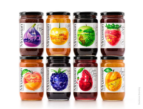 饮品包装设计赏析 果汁、果酱、牛奶中的插画与手绘艺术